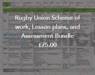 rugby union scheme of work and lesson plans